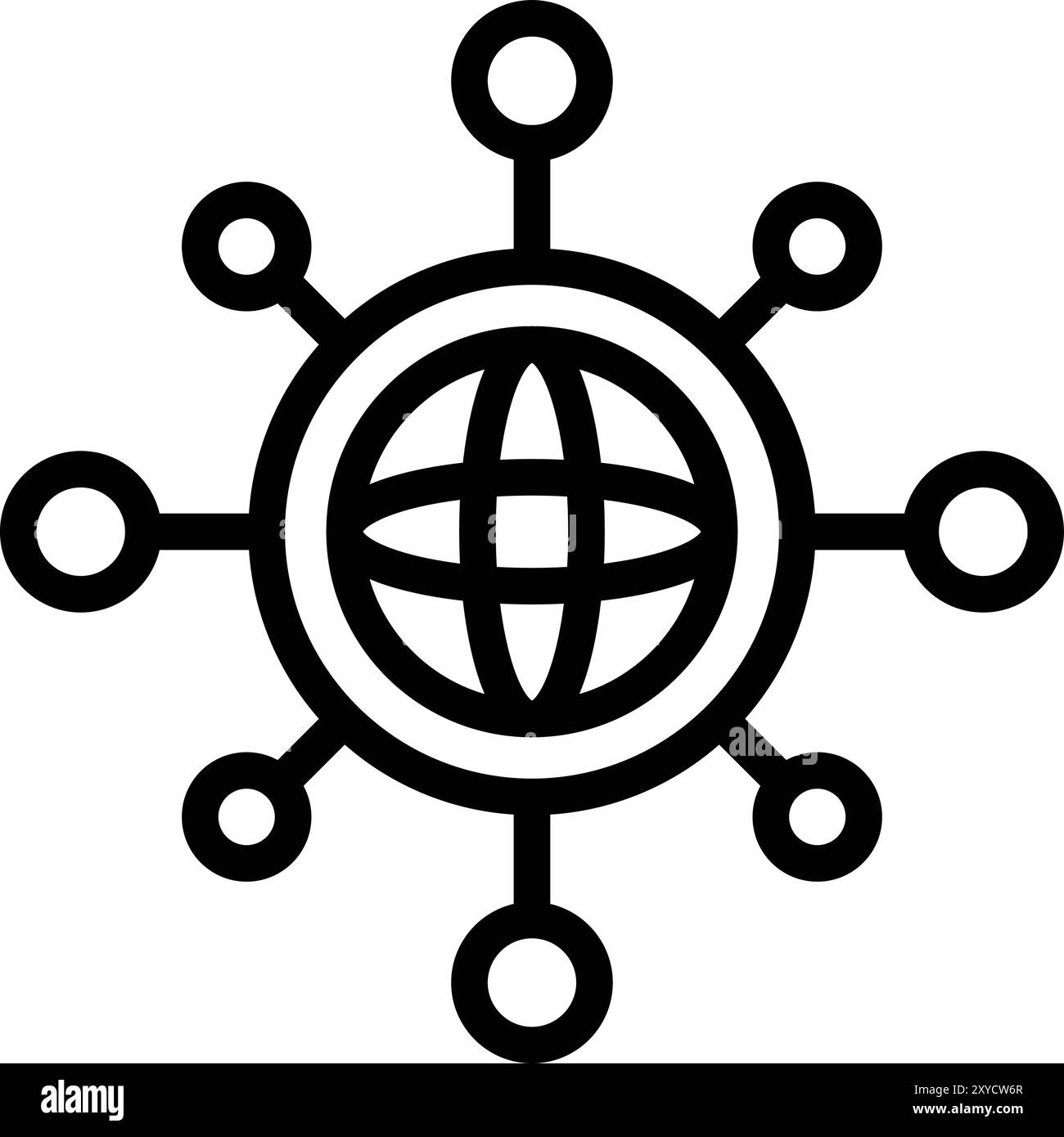 Networking symbol Black and White Stock Photos & Images - Alamy
