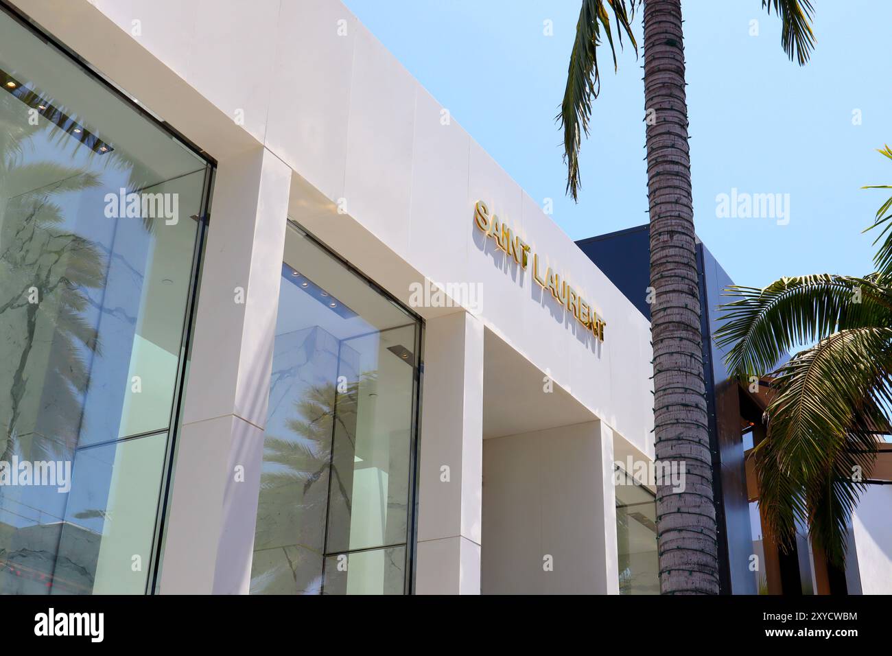 Saint laurent store rodeo drive hi-res stock photography and images - Alamy