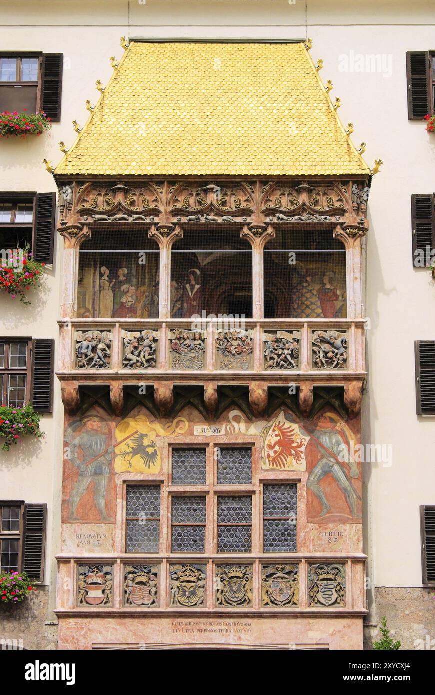 Innsbruck Golden Roof, Innsbruck Golden Roof 02 Stock Photo - Alamy