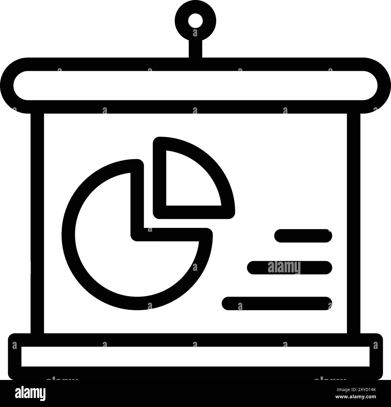 Pie chart Vector Icon Design Illustration Stock Vector Image & Art - Alamy