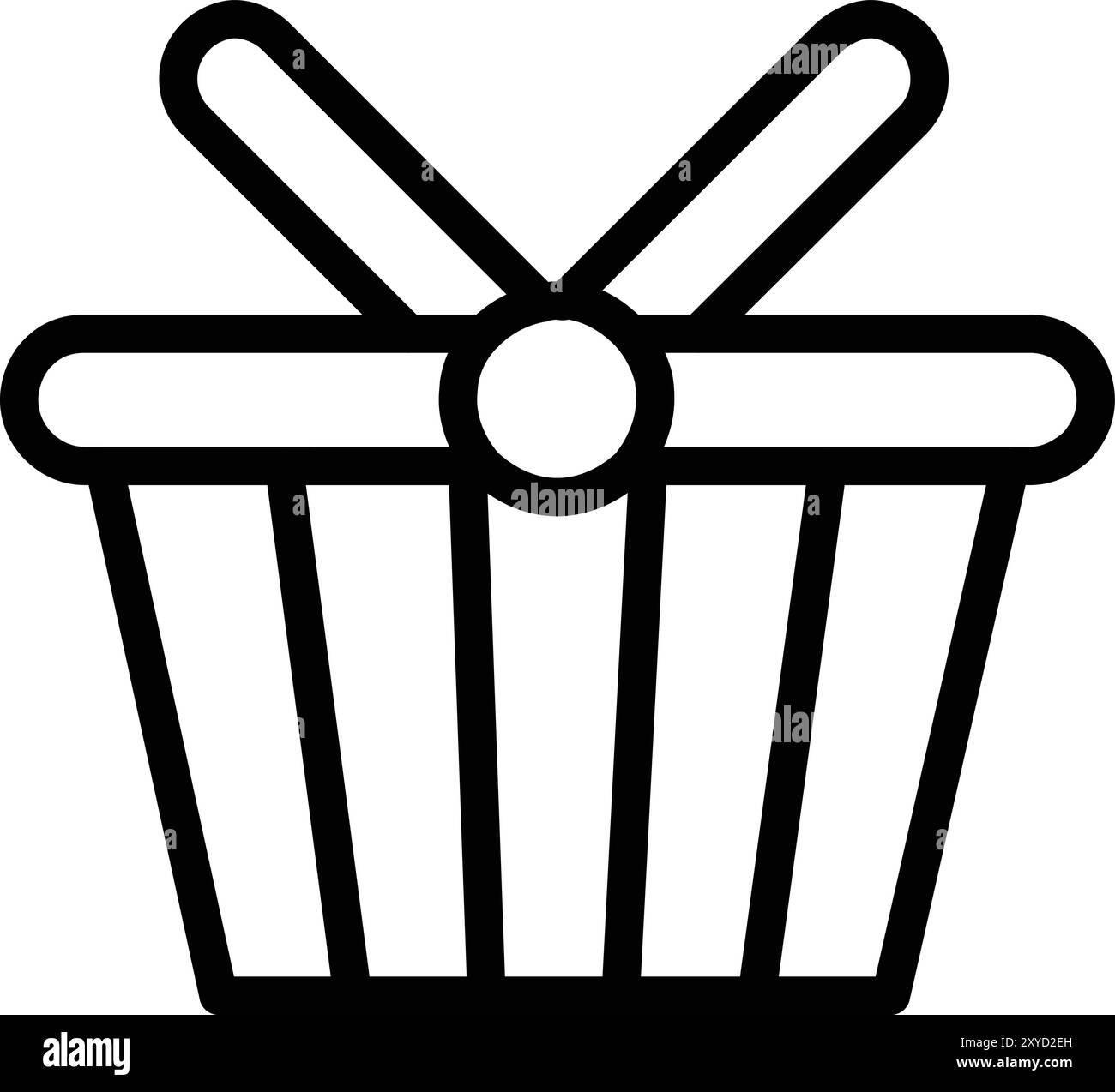 Shopping basket Vector Icon Design Illustration Stock Vector Image ...