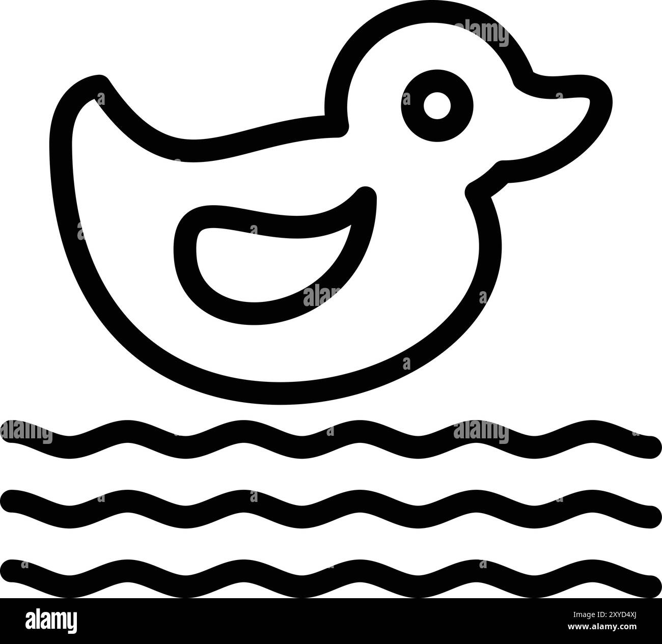 Plastic duck Vector Icon Design Illustration Stock Vector Image & Art ...