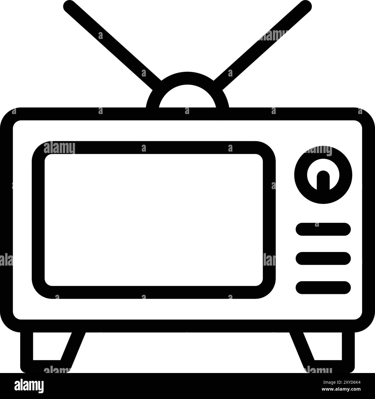 Tv Vector Icon Design Illustration Stock Vector