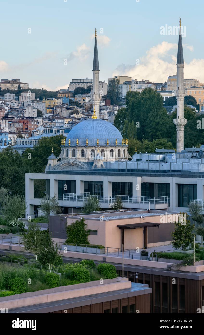 Hagia Sophia Grand Mosque, Istanbul, Turkey viewed from the Bosphorus ...