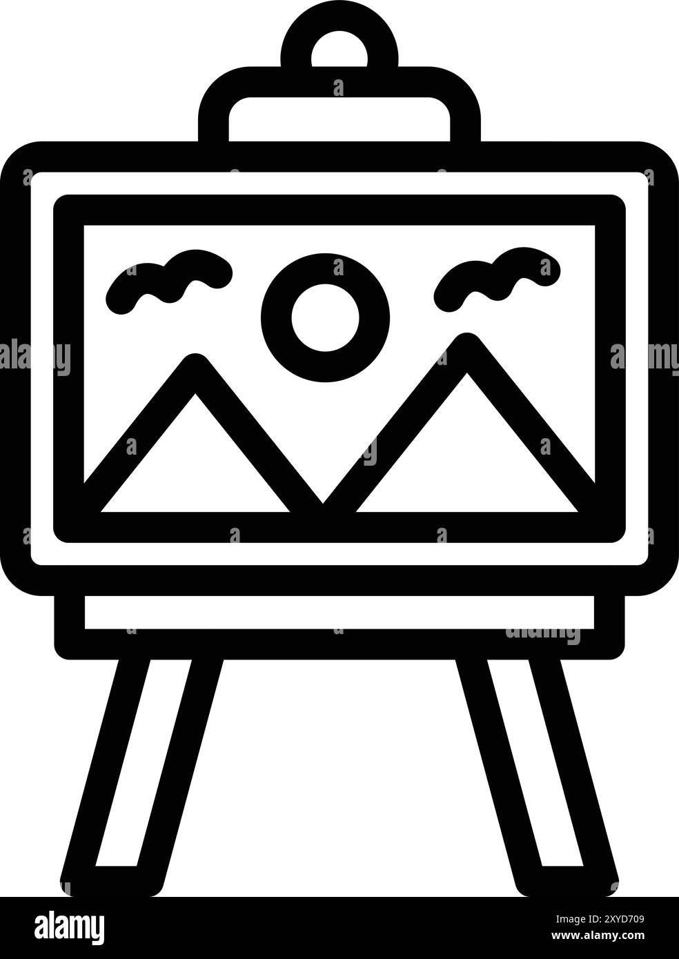 Painting Vector Icon Design Illustration Stock Vector Image & Art - Alamy