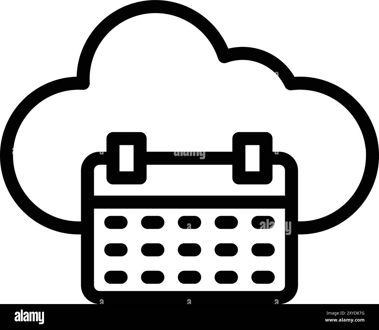 Calendar Vector Icon Design Illustration Stock Vector Image & Art - Alamy