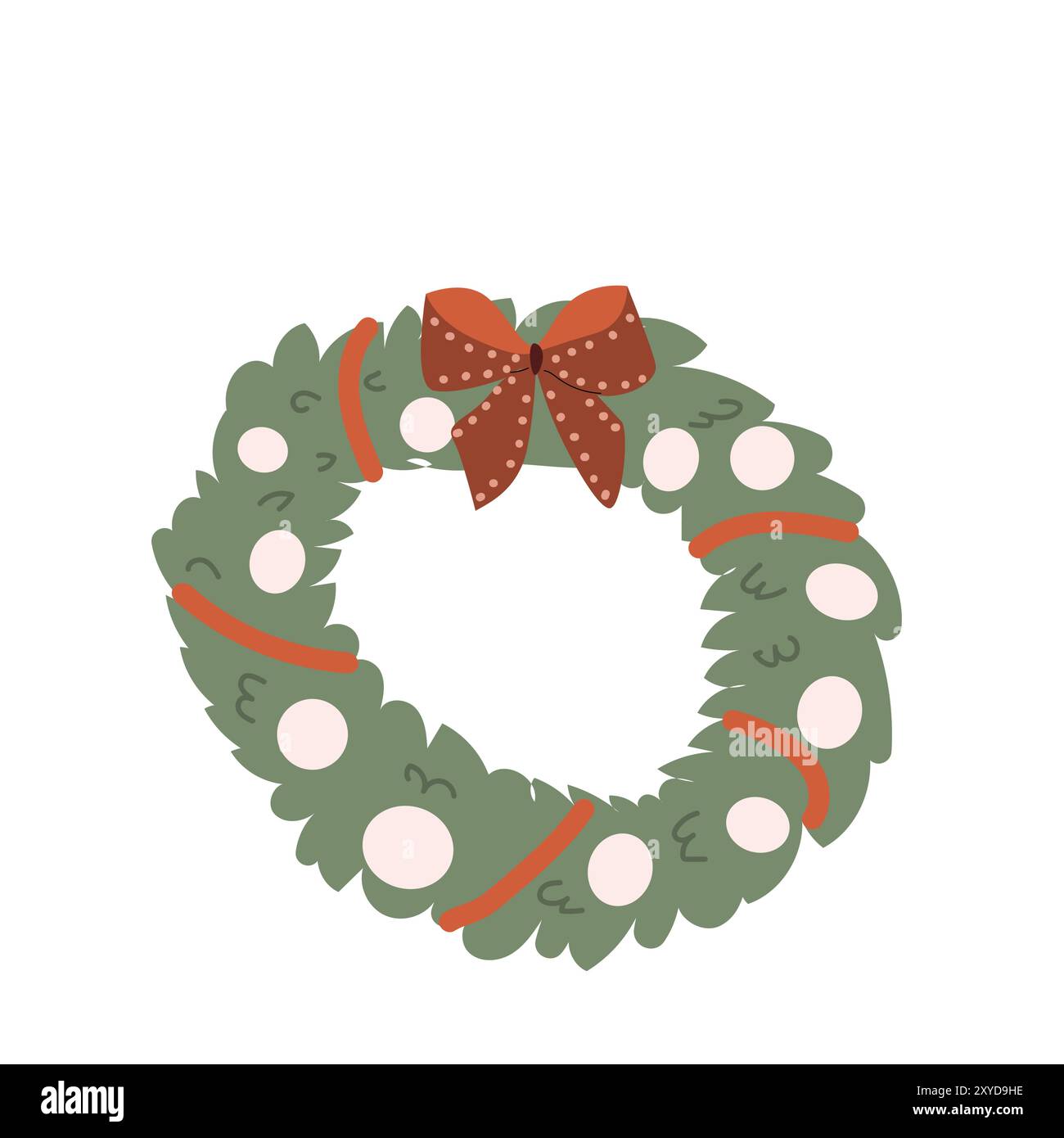 Decoration entrance christmas door