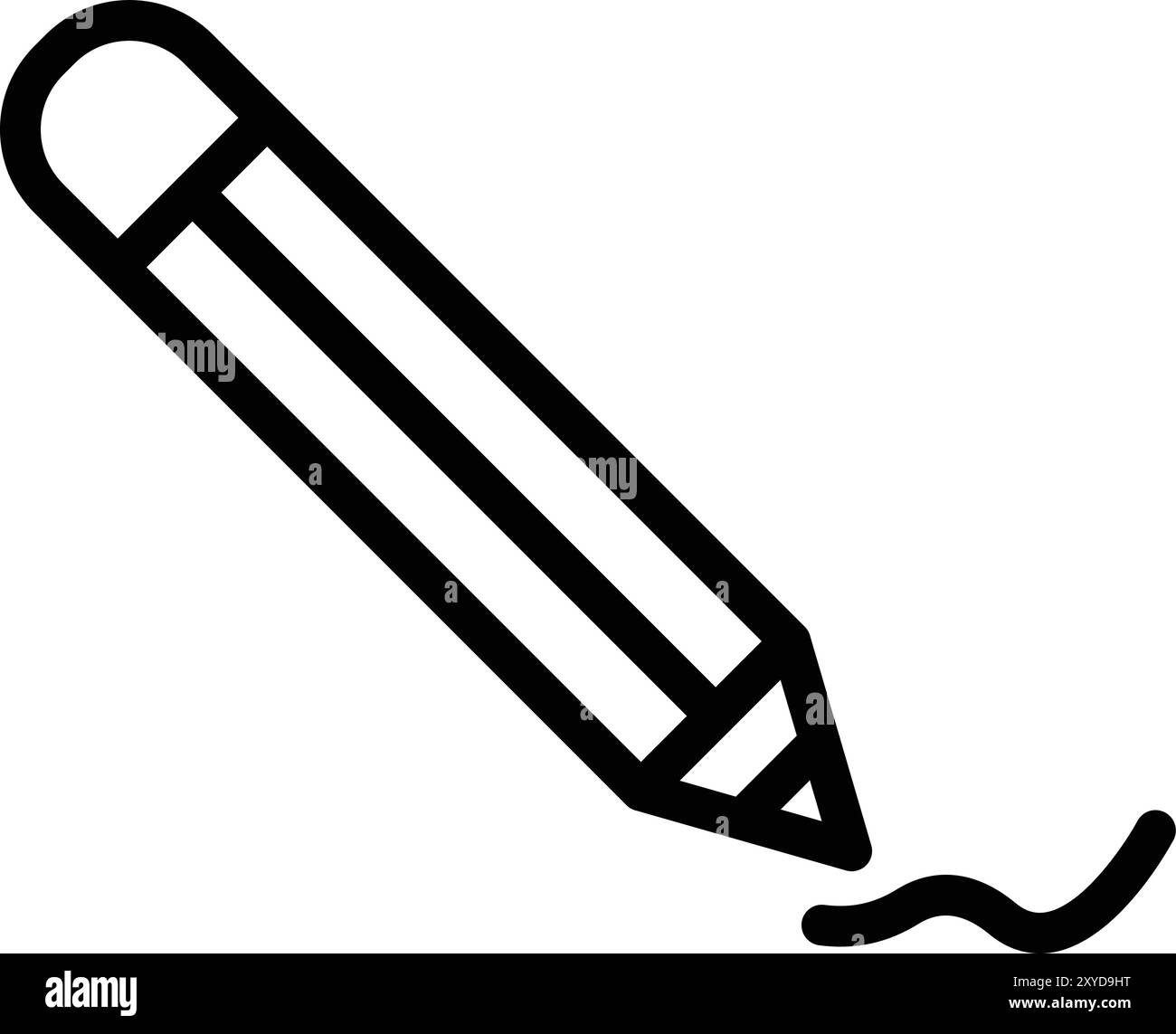 Pencil tool Vector Icon Design Illustration Stock Vector