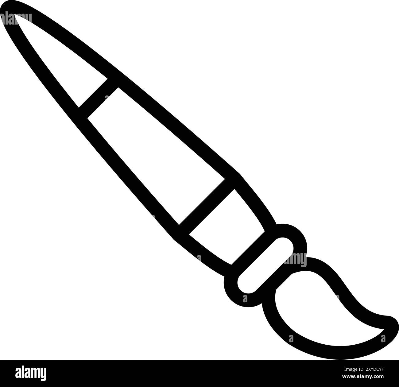 Paint brush Vector Icon Design Illustration Stock Vector