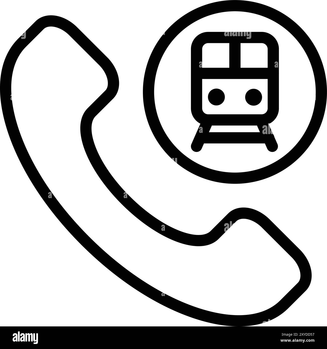 Phone call simple vector Black and White Stock Photos & Images - Alamy