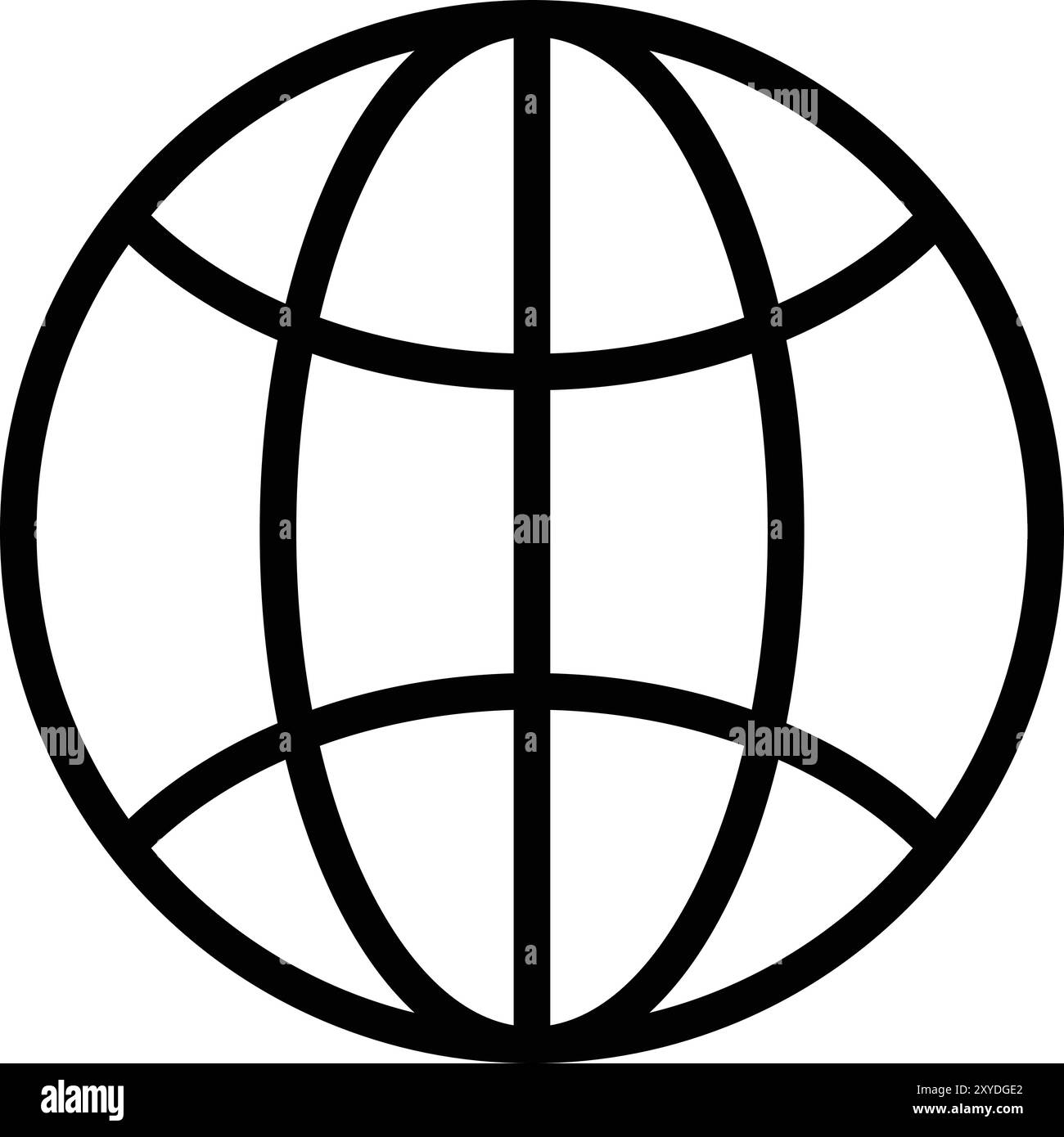 Worldwide Vector Icon Design Illustration Stock Vector