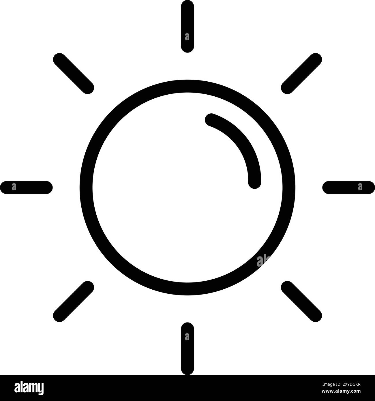 Sun Vector Icon Design Illustration Stock Vector Image & Art - Alamy