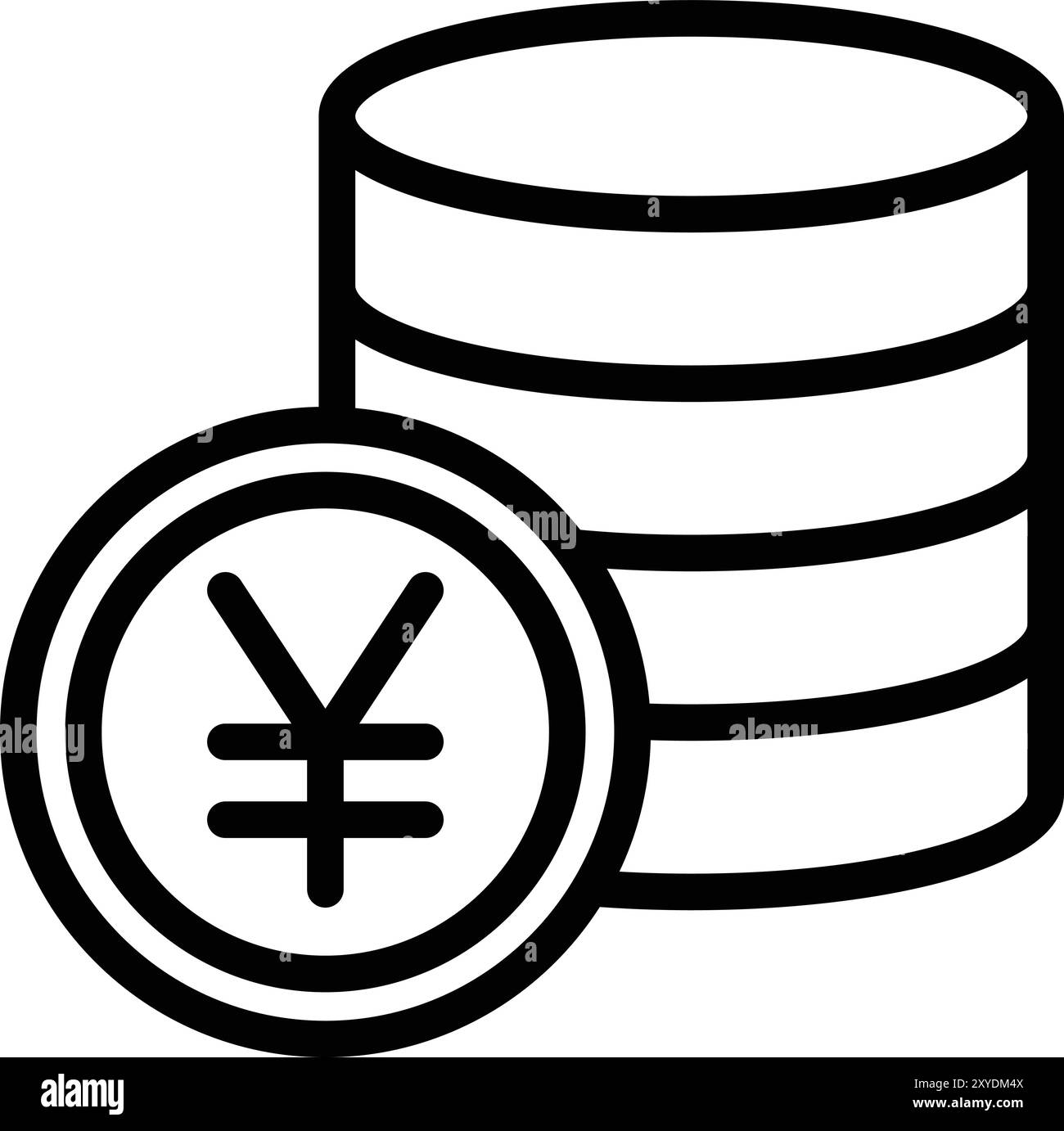 Yen vectors Black and White Stock Photos & Images - Alamy