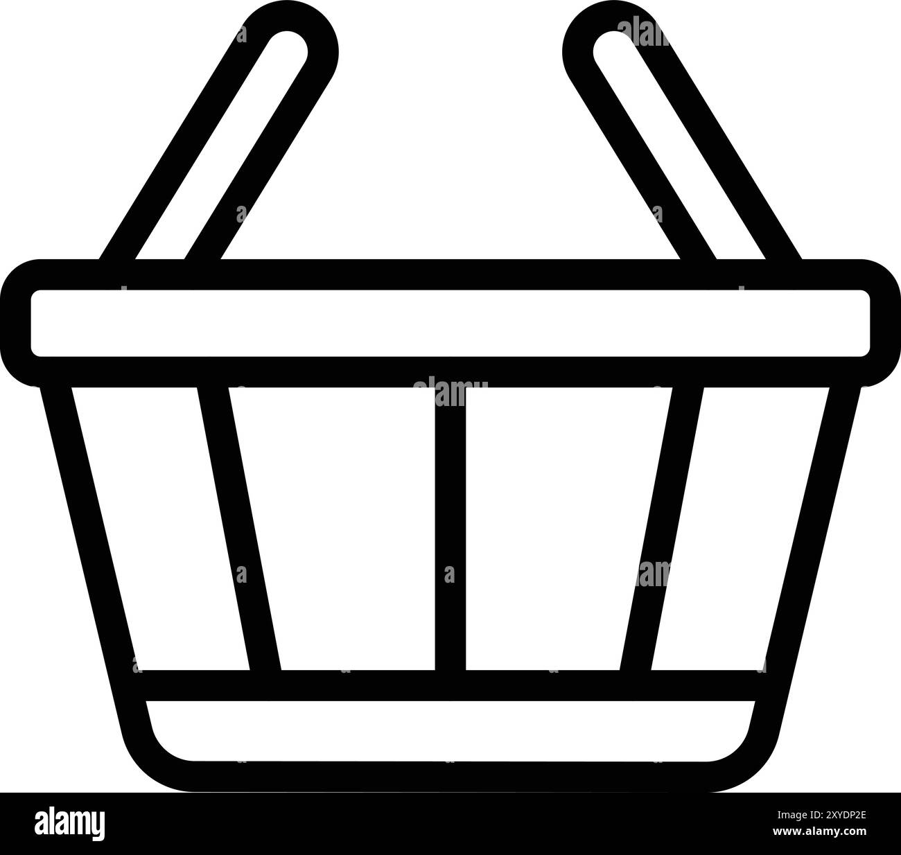 Basket clipart Black and White Stock Photos & Images - Alamy