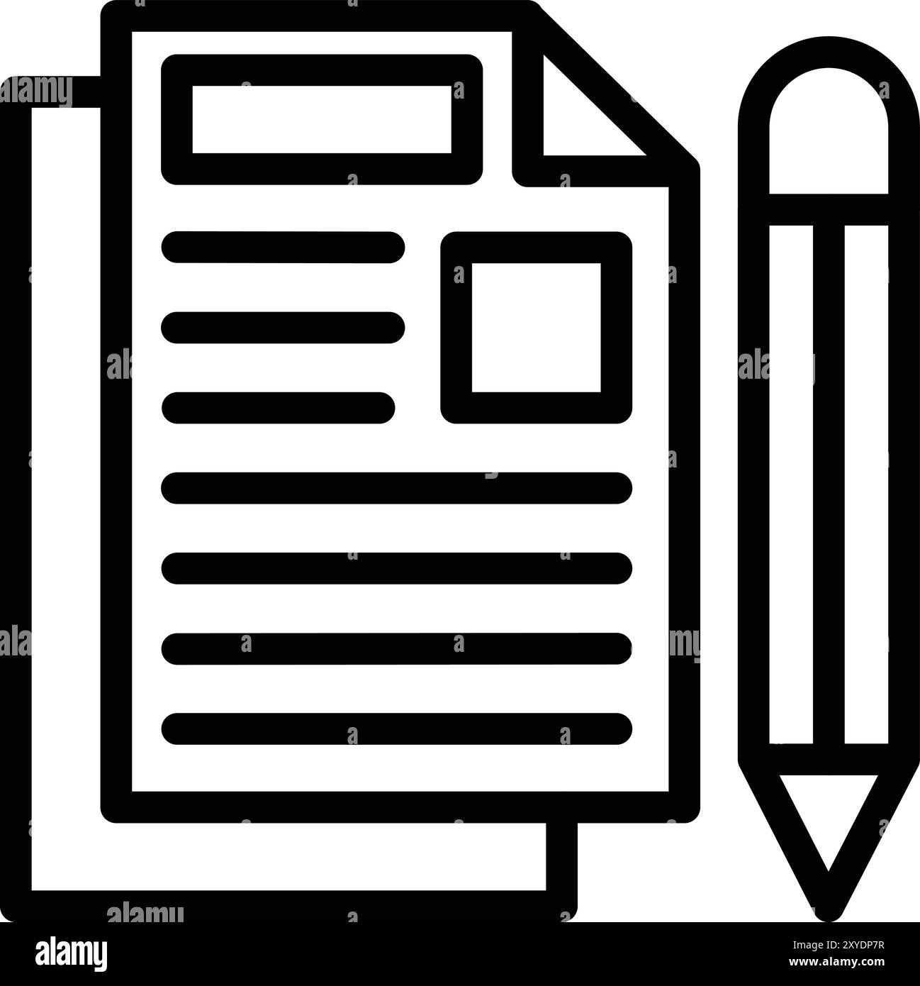 article-vector-icon-design-illustration-stock-vector-image-art-alamy