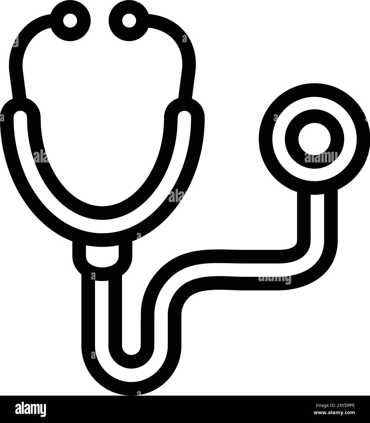 Simple stethoscope icon perfect hi-res stock photography and images - Alamy