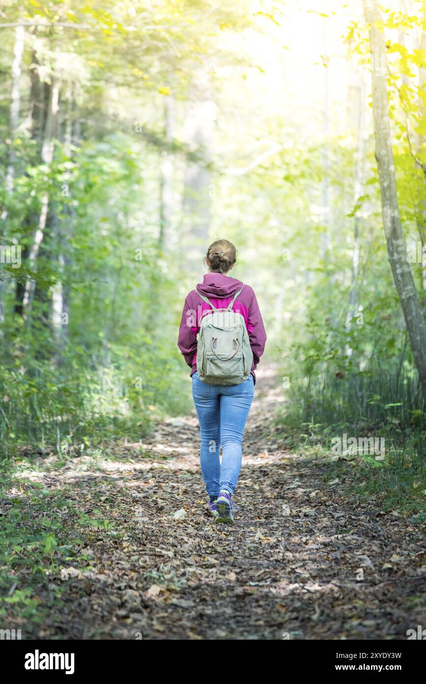 Woman walks through open air hi-res stock photography and images - Alamy