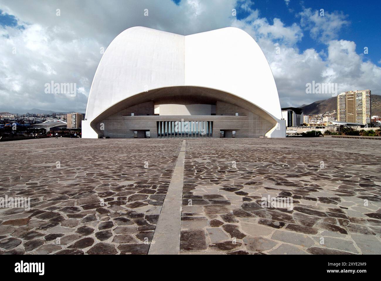 Plaza Del Auditorio With The Auditorio De Tenerife Concert Hall Santa plaza-del-auditorio-with-the-auditorio-de-tenerife-concert-hall-santa