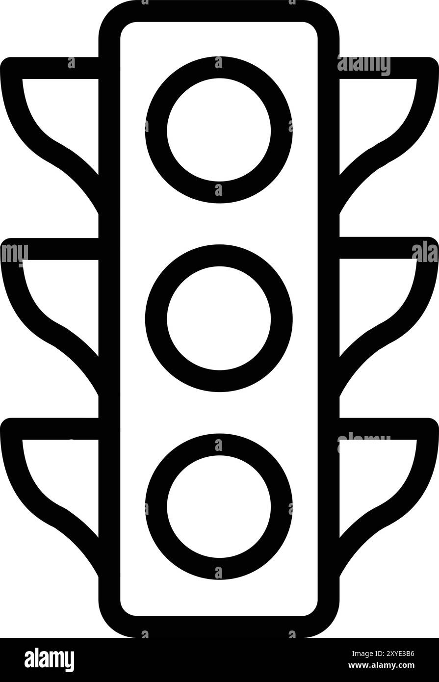 Traffic light Vector Icon Design Illustration Stock Vector Image & Art ...