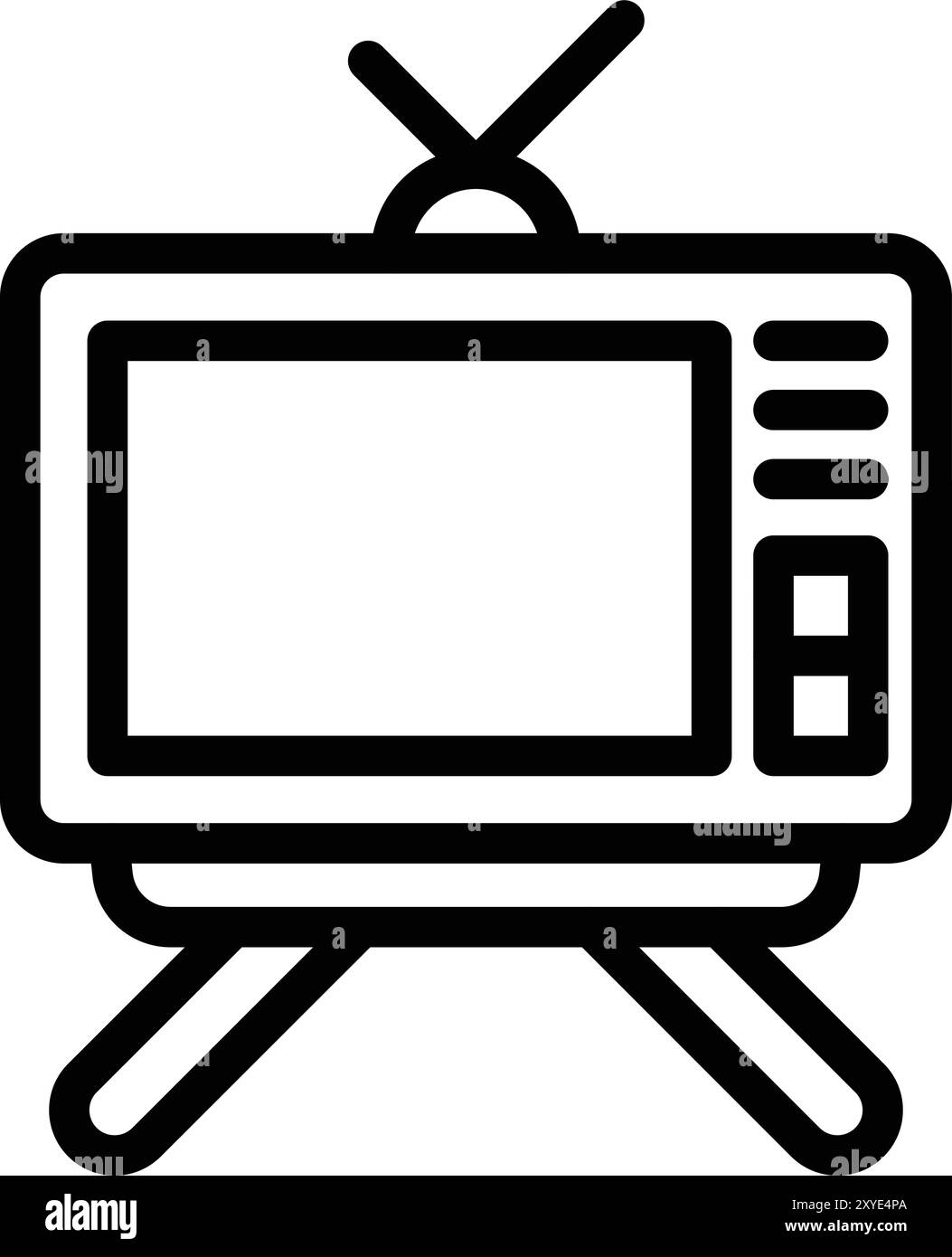 Television Vector Icon Design Illustration Stock Vector