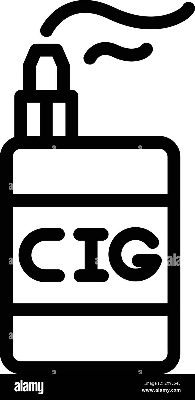 cigarette clipart black and white Cigarette clipart Black and White Stock Photos & Images