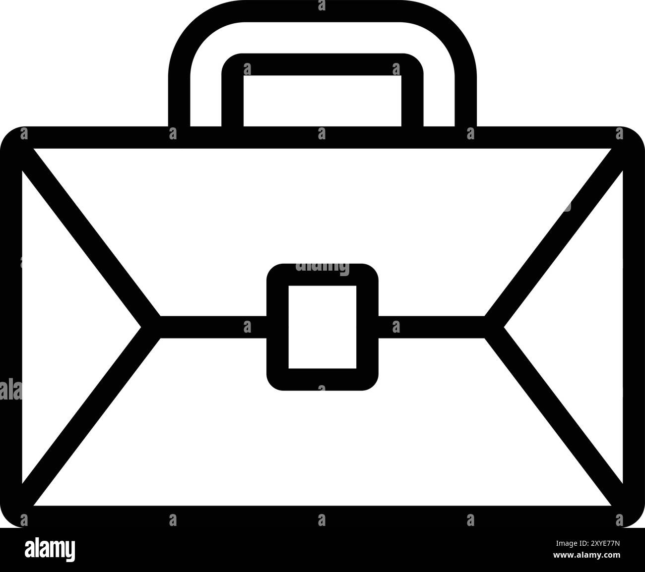 Briefcase vector vector vectors Black and White Stock Photos & Images ...