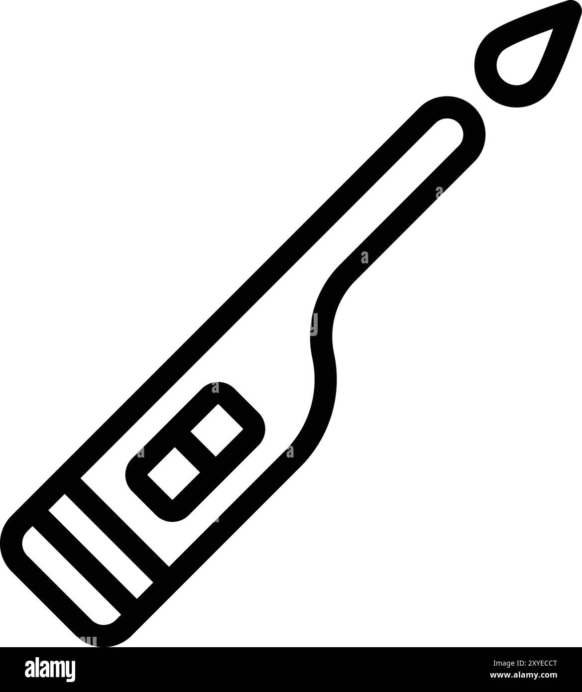 Lighter Vector Icon Design Illustration Stock Vector