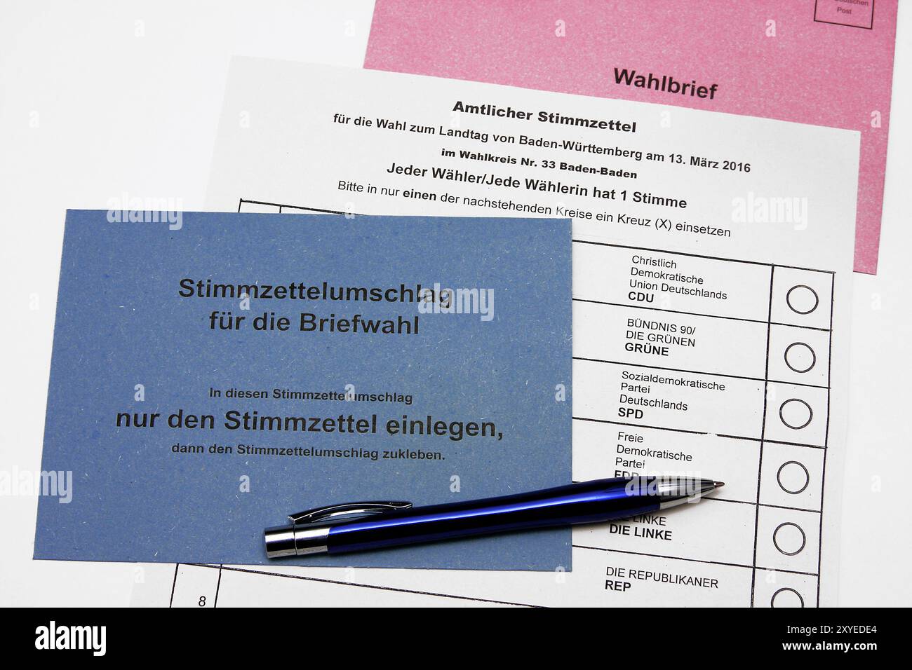 Checking of absentee ballots hi-res stock photography and images - Alamy