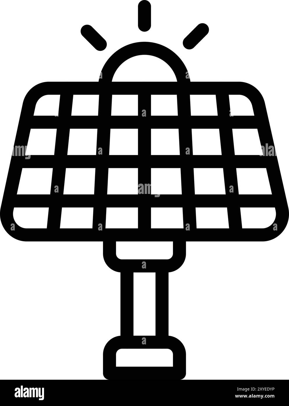 Solar Panel Vector Icon Design Illustration Stock Vector Image & Art ...