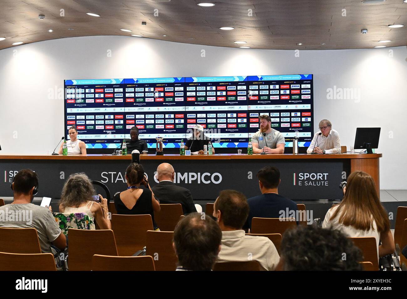 29th Aug 2024, Stadio Olimpico, Roma, Italy; Press Conference Rome ...