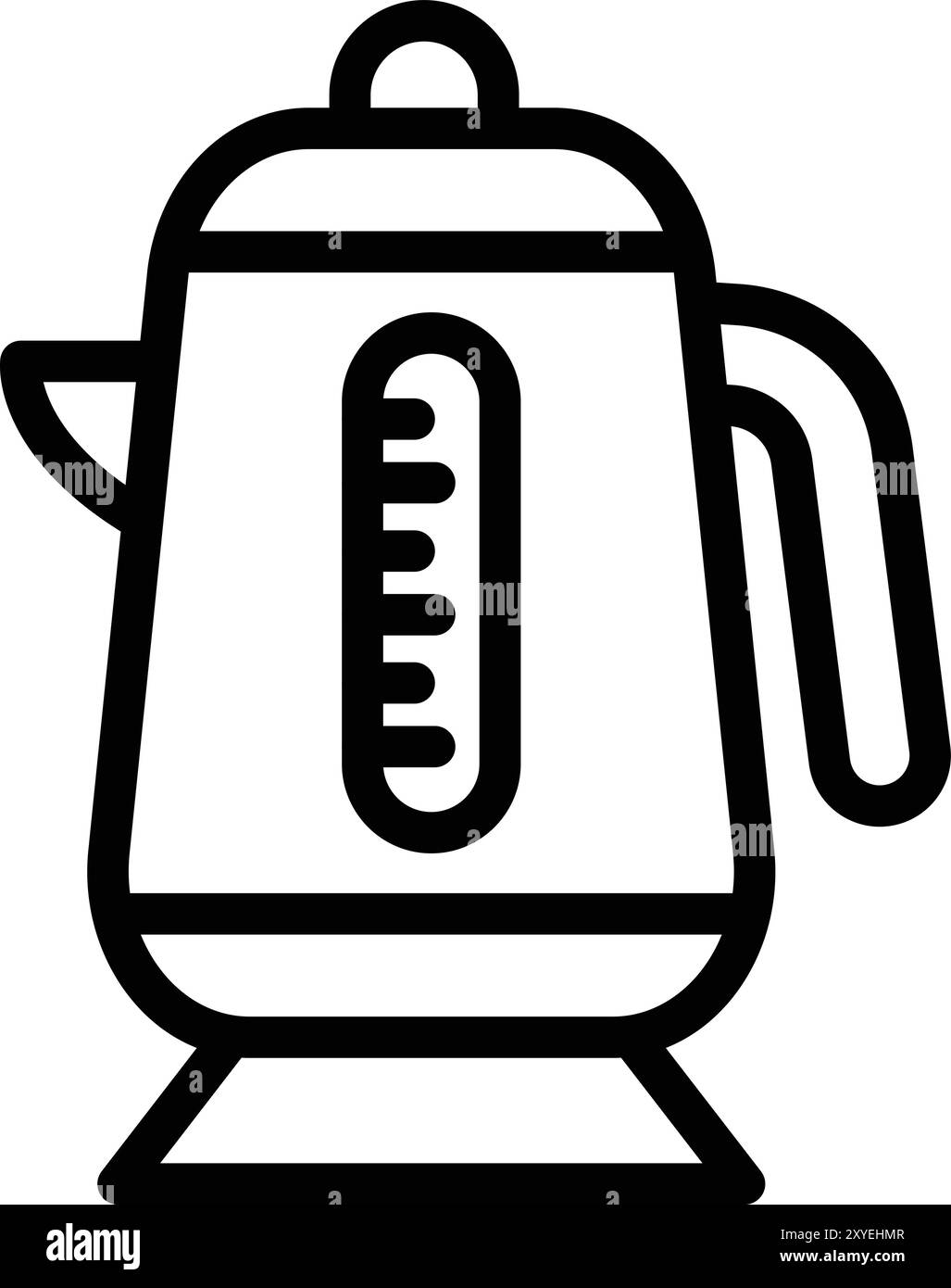Electric Kettle Vector Icon Design Illustration Stock Vector Image ...
