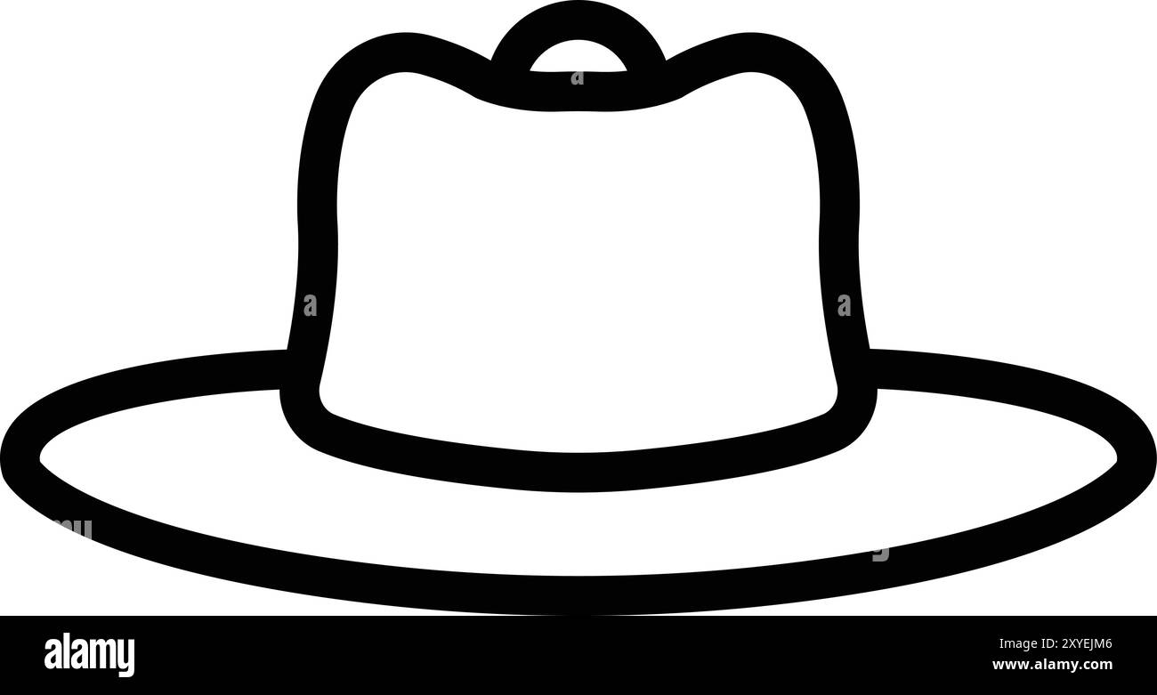 Simple hat vector vectors Stock Vector Images - Alamy