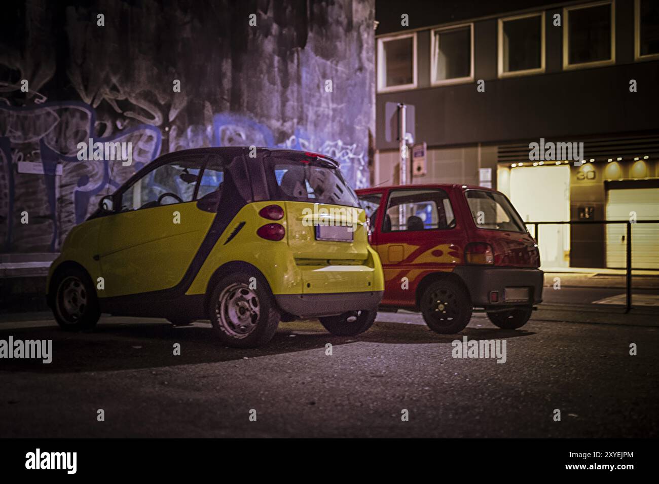 Car park at night hi-res stock photography and images - Alamy