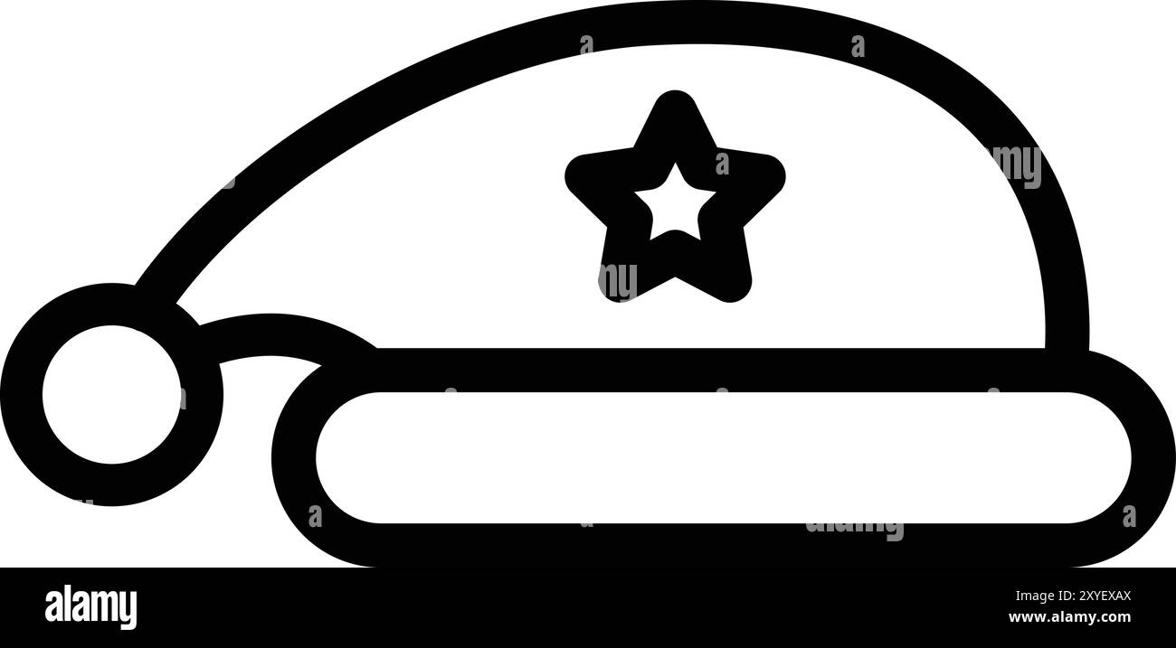 Sleep Hat Vector Icon Design Illustration Stock Vector