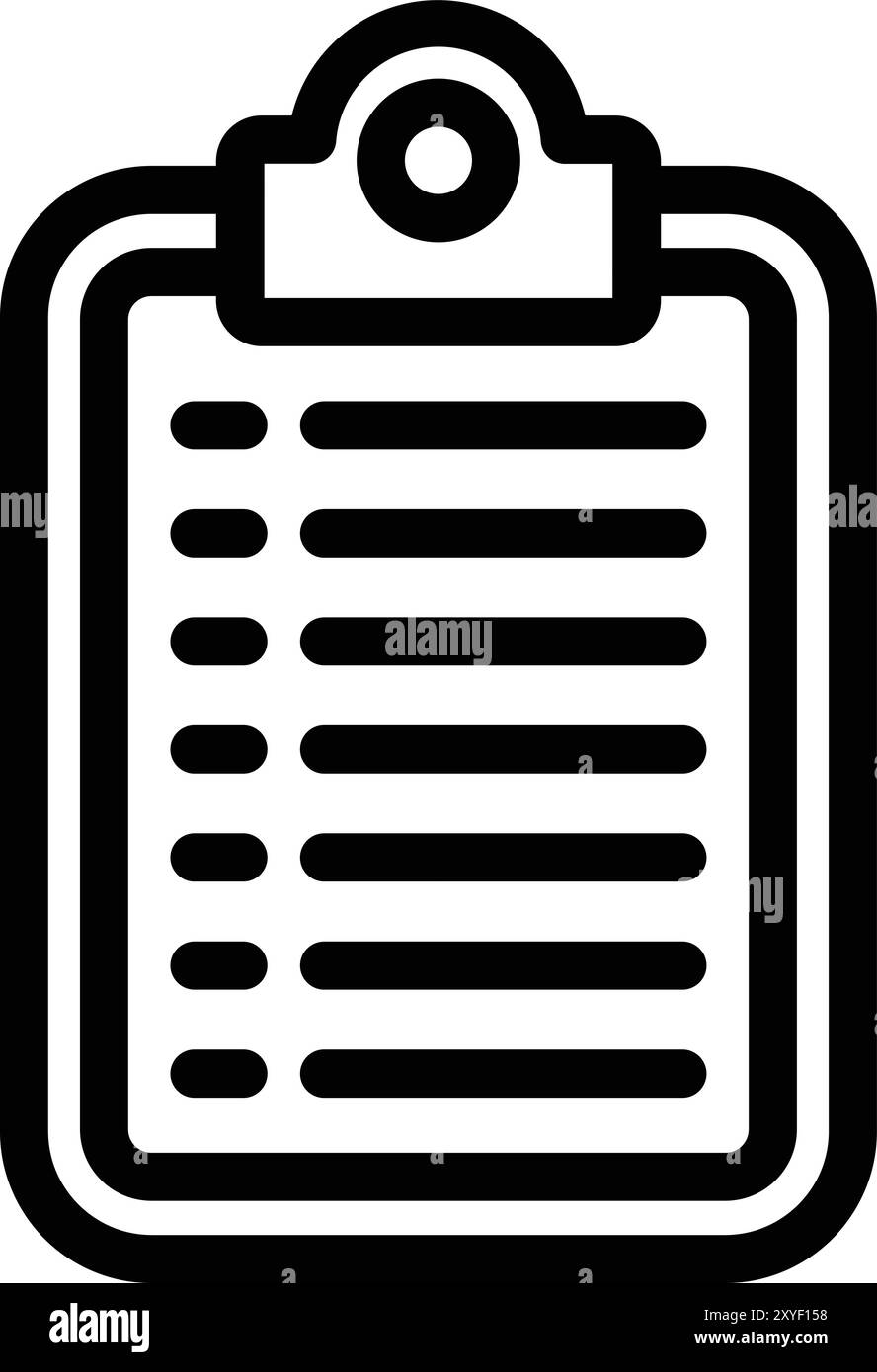 Clipboard icon vector vectors Stock Vector Images - Alamy