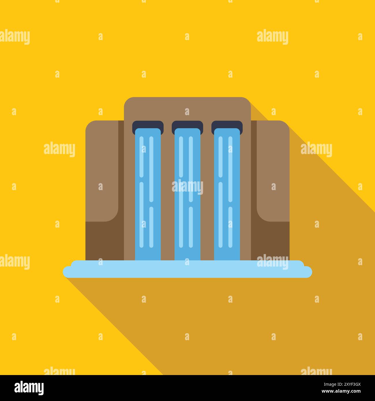 Hydroelectric power plant generating sustainable energy with water ...