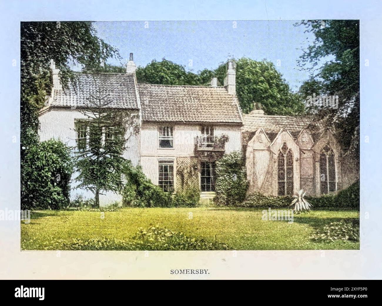 SOMERSBY colourized Memories of the Tennysons By the Rev. H. D ...