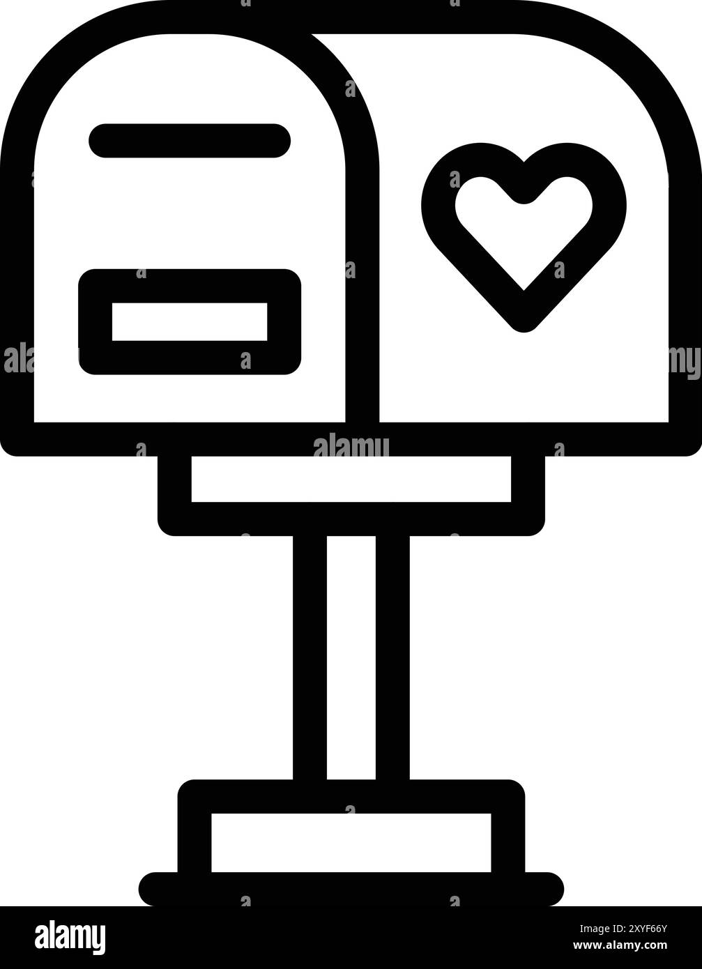 Mailbox Vector Icon Design Illustration Stock Vector Image & Art - Alamy