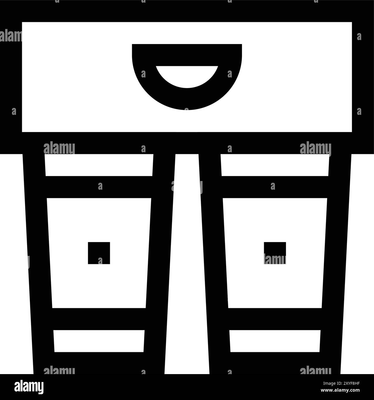 Cup Carrier Vector Icon Design Illustration Stock Vector