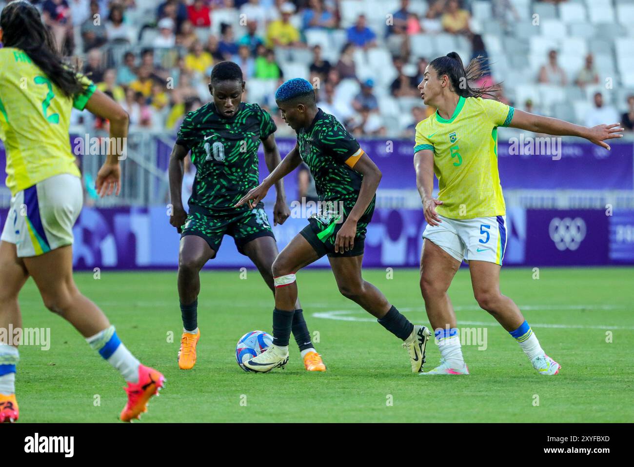 PARIS, FRANCE - JULY 25: Christy Ucheibe, Rasheedat Ajibade of Nigeria ...