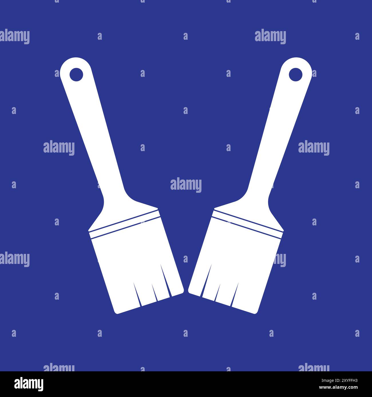 paint brush icon vector illustration symbol design Stock Vector Image ...