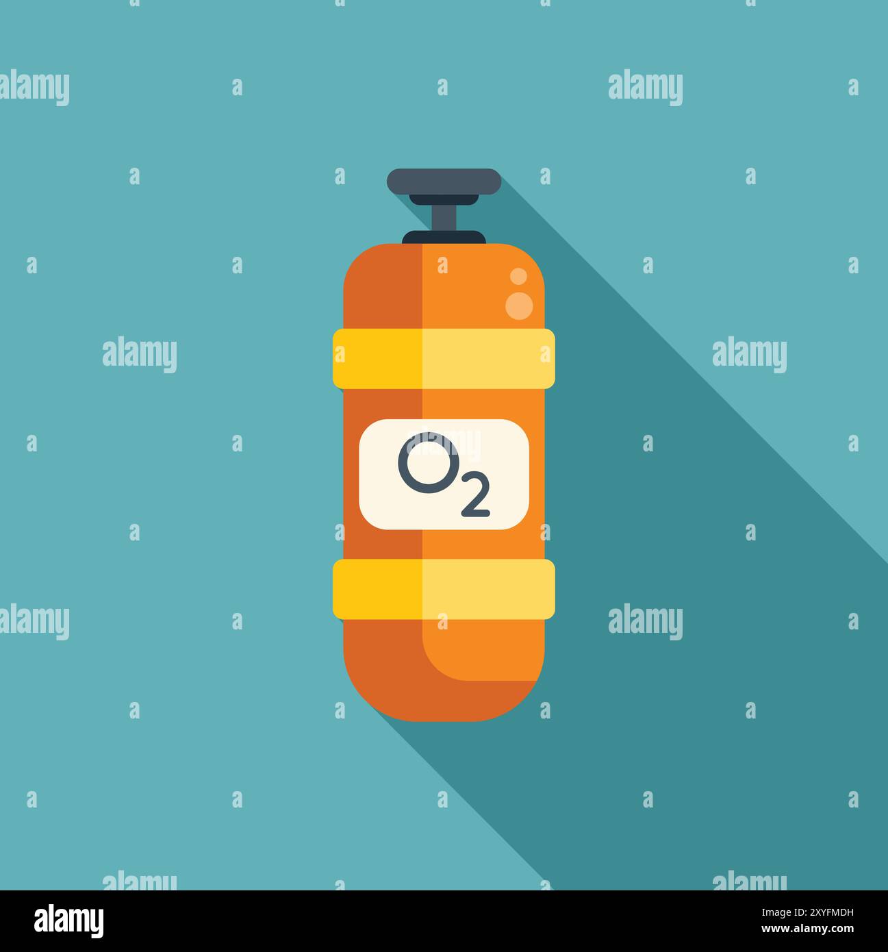 Oxygen tank providing supplemental oxygen therapy for individuals with ...