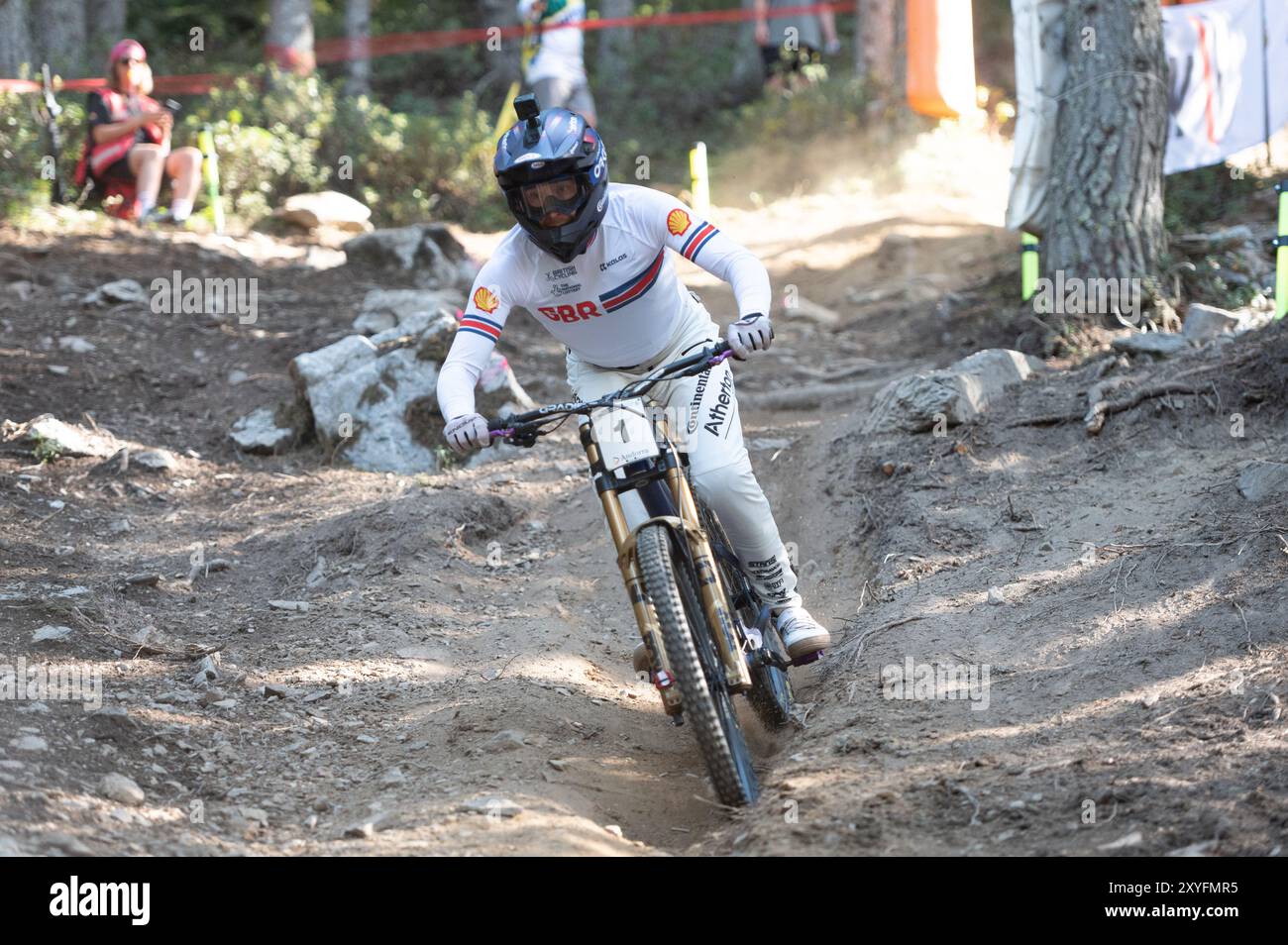 Pal Arinsal, Andorra August 29 2024 Charlie Hatton of GBR in the