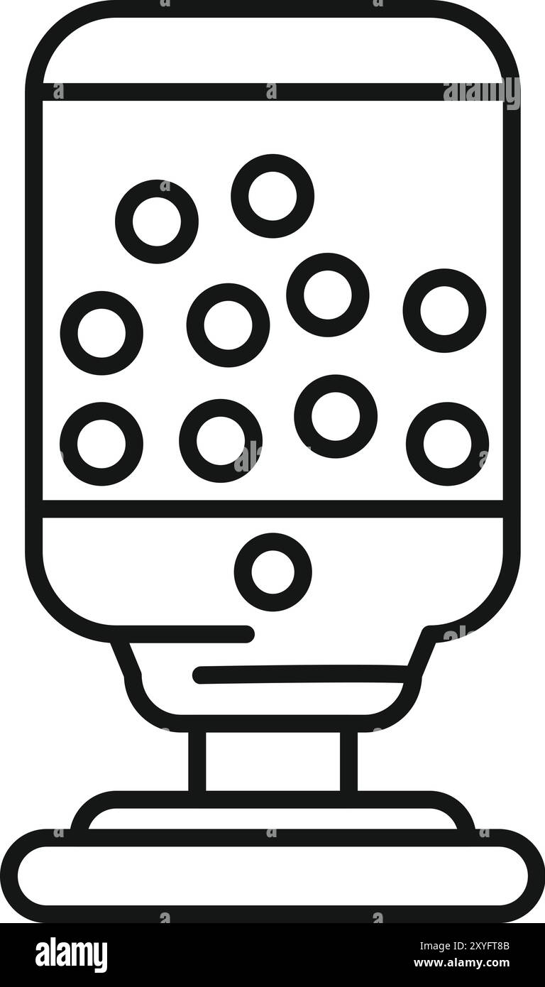 Icon of a smart home control panel with a user interface displaying ...