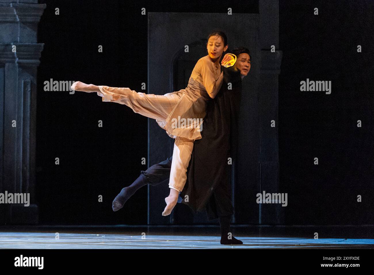 London, UK. 29 August 2024. (R) Chang Hongji as Yip Man and Xu Tianhui ...