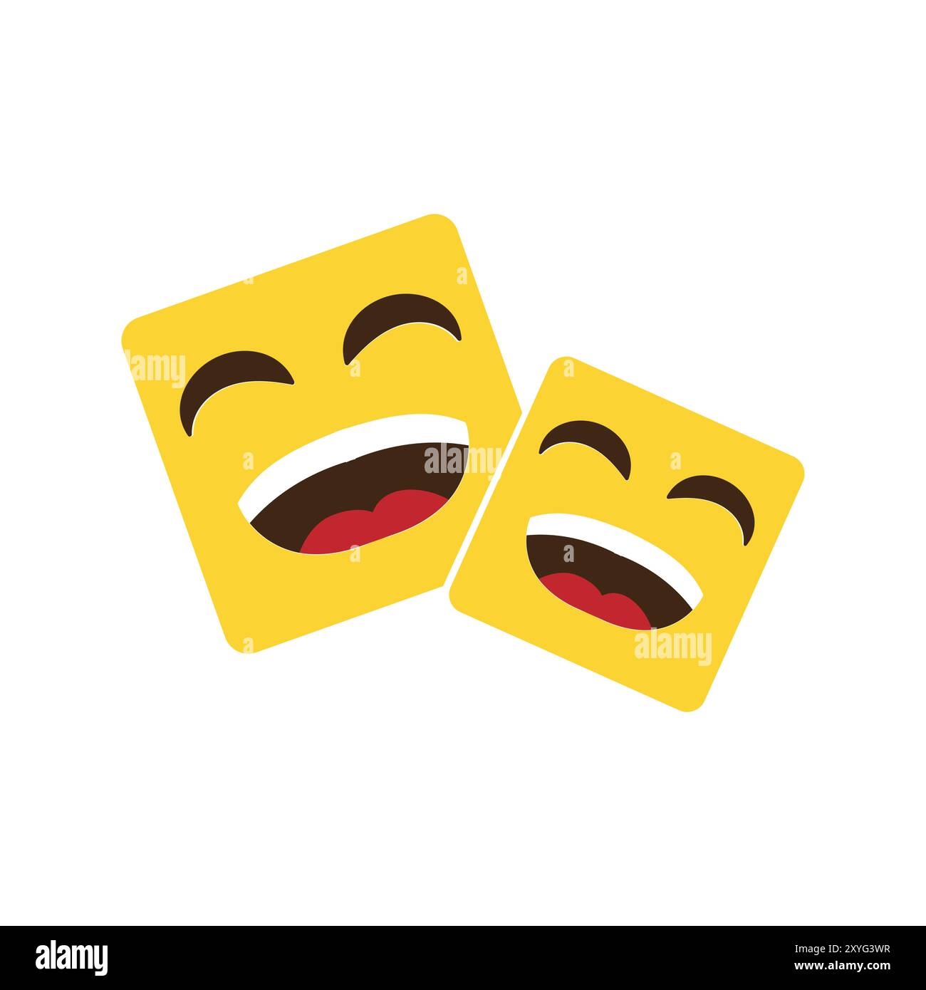Laughing laugh smile smiling Stock Vector Images - Alamy