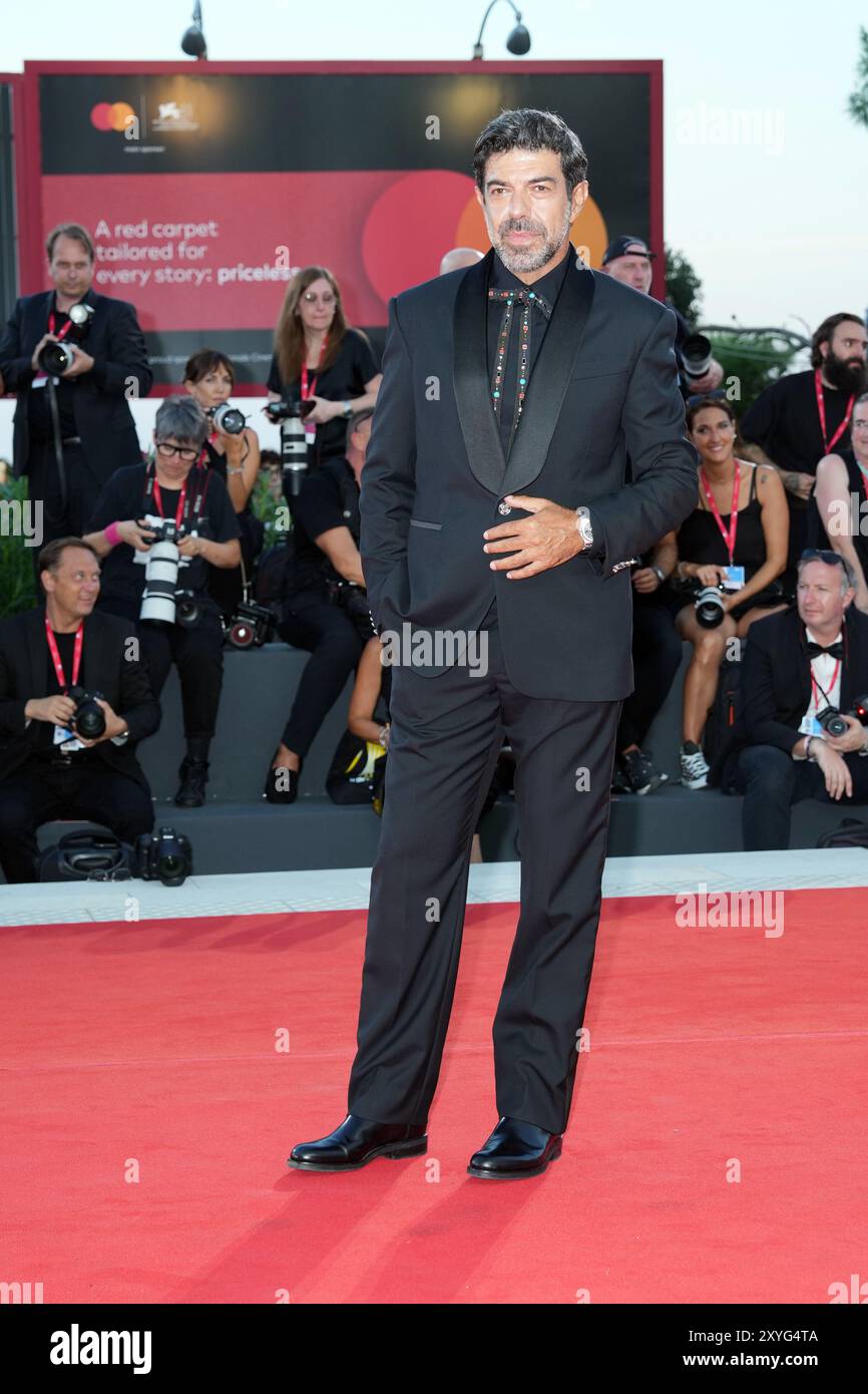 Venezia, Italia. 29th Aug, 2024. PierFrancesco Favino attends the Red  Carpet for the movie \u0026quot;Maria\u0026quot; at the 81st Venice International  Film Festival at on August 29, 2024 in Venice, Italy.(Photo by Gian, image size:866x1390