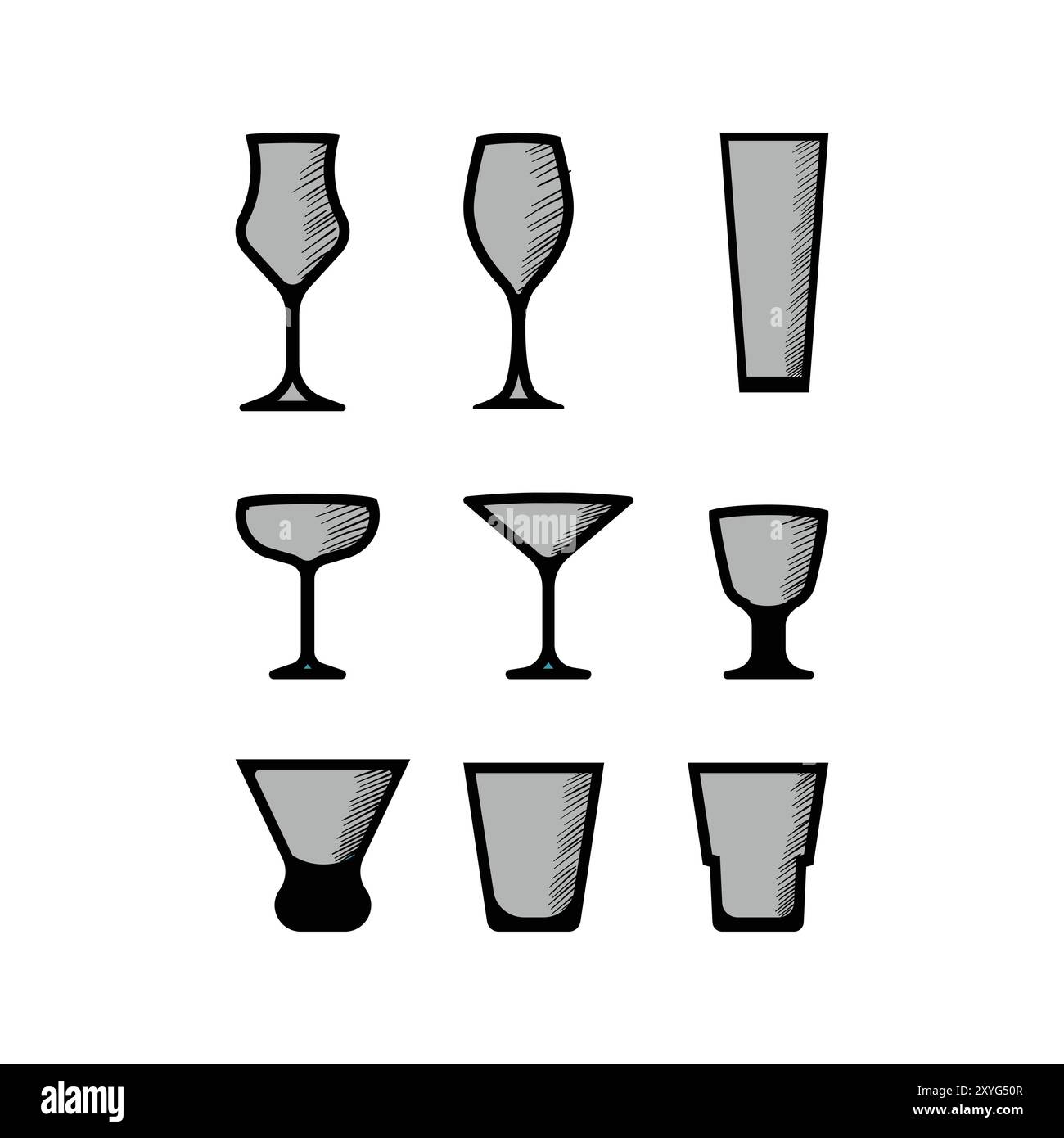 Coupe restaurant Stock Vector Images - Alamy