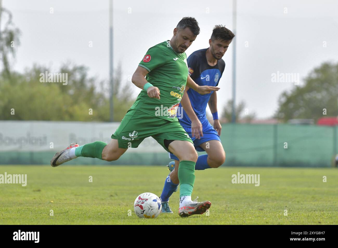 CUPA ROMANIEI LA FOTBAL , CS AFUMATI vs FC GLORIA BUZAU , 29.08.2024 Stock Photo