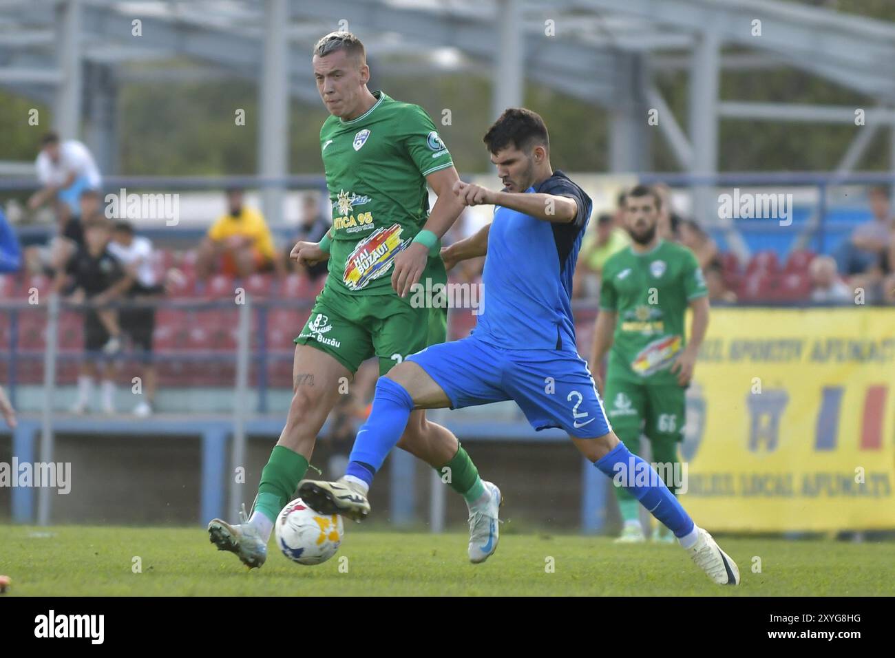 CUPA ROMANIEI LA FOTBAL , CS AFUMATI vs FC GLORIA BUZAU , 29.08.2024 Stock Photo